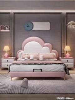 佛山大厂货，高质量仿真皮，实木床边，高密度海绵，带实木床板，全新包装，特价处理 - 眉山28生活网 ms.28life.com